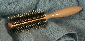 all round wood hairbrush